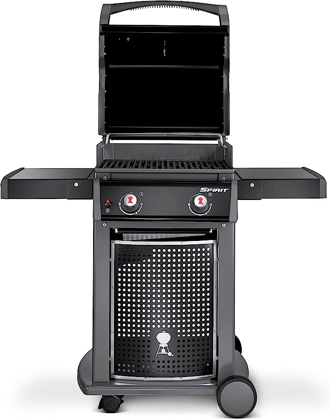 Weber Spirit E-210 Classic Barbecue Gaz, 2 Brûleurs, Noir